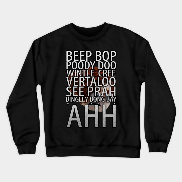 Cranbersher's Guide "Lip Sync" Crewneck Sweatshirt by Cranbersher